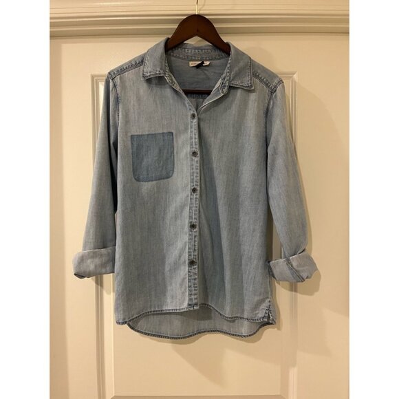 Jean Shirt Button-Up - Picture 1 of 6